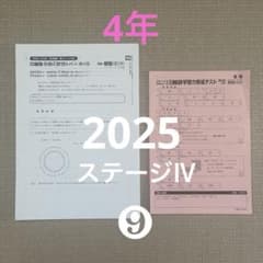 2025年 日能研 4年 ステージⅡ 育成テスト➈ - メルカリ