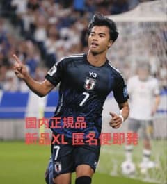 日本代表 2010 中澤佑二 デンマーク戦 ユニフォーム L adidas 青