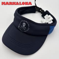 MARK & LONA マークアンドロナ サンバイザー スカルロゴ カモフラ柄
