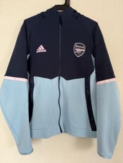 アーセナル adidas フーディ ジップアップパーカー テックフリース