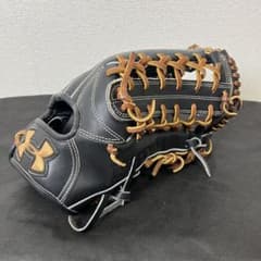 極美品】アンダーアーマー 外野用 硬式グローブ ブラック QBB0088