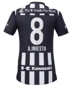 ヴィッセル神戸25周年メモリアルユニフォーム アシックス イニエスタ 8