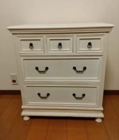 ☆フレンチ風☆木製チェスト☆ドロワー☆収納☆白色☆ - メルカリ