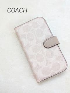 新品 希少色 コーチ iPhone12mini対応ケース シグネチャー 即日発送