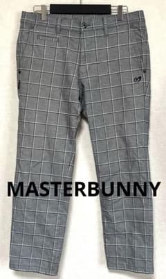 マスターバニーエディション 秋冬人気グレンチェック柄×ロゴ 裏起毛