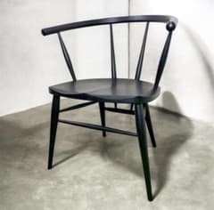 美品！かわいい おしゃれ 柏木工 カフェチェア 椅子 オーク W512A