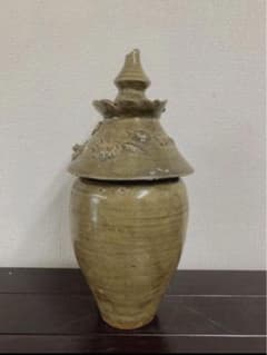 希少品】中国宋時代 越窯蓋瓶y116 - メルカリ