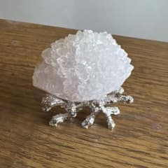 ホワイトアメジスト 花 華 フラワー アメジストクラスター 天然石 置物