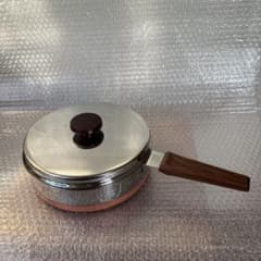 中古 蓋付きステンレスパン NilsJohan/ニルスヨハン 片手鍋 ※IH不可