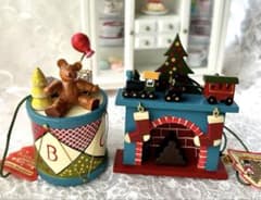 ケーテウォルファルト ドイツ クリスマスオーナメント 木製2個セット