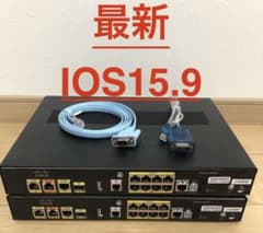 CCNA、CCNP】2台Cisco891FJ 最新 IOS15.9 - メルカリ