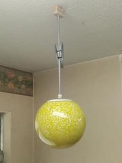 KAWAI照明 イエロー 球形 ペンダントライト 昭和レトロ - メルカリ