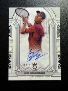 Topps Tennis 錦織圭 直筆サインカード auto - メルカリ