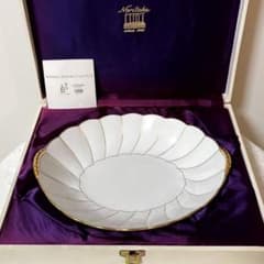 未使用 ノリタケ ダイヤモンドコレクション オーバル ボウル メディ