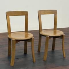 H21K39b 浜本工芸 ダイニングチェア DC-6020 2脚セット - メルカリ