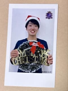 立花葉選手 サンフレッチェ広島レジーナ クリスマスチェキ風カード
