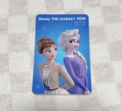 ディズニーザマーケット ノベルティ カード アナ雪 アナと雪の女王
