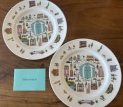 新品未使用】Tiffany 5thアベニューペアデザートプレート 2枚セット