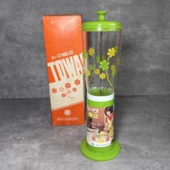 新品未使用】レトロポップ 箱付き 箸立て トーワ TOWA 花柄 昭和レトロ