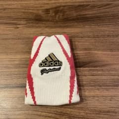 adidas 坂本勇人モデル リストバンド ホワイト/レッド - メルカリ