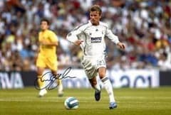 サッカー デイビッドベッカム レアルマドリード 証明書付き 直筆サイン