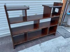 ☆状態〇☆ 高級 家具 松本民芸家具 違い棚 飾り棚 茶棚 収納棚 棚