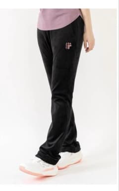 新品)今期ローチェ ベロアロングパンツ レディース テニス - メルカリ