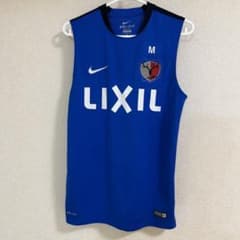 鹿島アントラーズ トレーニングトップ 袖なし Mサイズ 練習着 - メルカリ