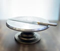 三能 アルミキャスト回転台 SN-4155 遠藤商事 パレットナイフ 24cm