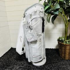 NIKE キャディバッグ 10分割 レディース チェック ナイキ ゴルフ