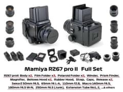 マミヤ RZ67 Pro II フルセット / ボディ2台レンズ5本他 おまけ付