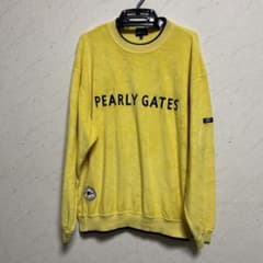 PEARLY GATES】パーリーゲイツ 長袖パイル地トレーナー イエロー 3