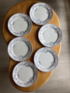 フランスアンティーク サルグミンヌ u&c mozart ディナー皿 6枚セット