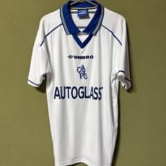 UMBRO Chelsea FC 98-00ユニフォームAUTOGLASS 白 - メルカリ