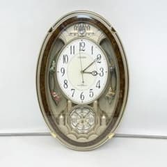 4MN484-0 からくり電波時計 ロディ パルミューズクイーンダムDX 稼動品