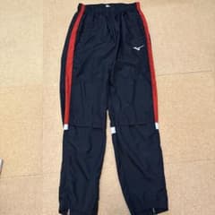 東山高校バスケ部ナイロンパンツMizuno トレーニングパンツ ネイビー
