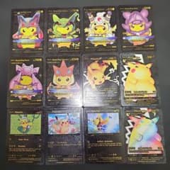 マ*ル様 海外版 ブラック ピカチュウ ポンチョ コスプレシリーズ 12枚