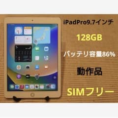 動作品SIMフリーiPadPro9.7インチ本体128GBジャンク品JGXQ5 - メルカリ