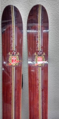 エラン パウダーモデル スキー 木目調 サロモンバインディング 185cm