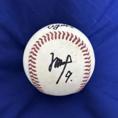 阪神タイガース 立石正広 9 直筆サインボール 沖縄キャンプ 森下翔太