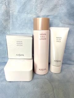 ARSOA アルソア4点セット クイーンシルバー セルローション クレイ