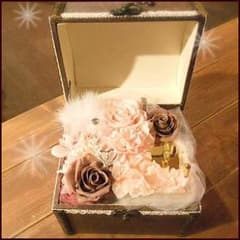 プリザーブドフラワーオルゴール リングピロー 大塚愛 PEACH - メルカリ