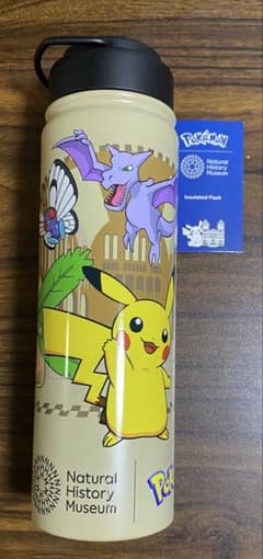 ポケモン ロンドン自然史博物館 ピカチュウ&フレンズ 水筒 タンブラー