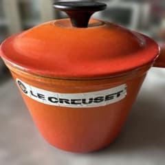LE CREUSET オレンジ 片手鍋ウィンザーポット - メルカリ
