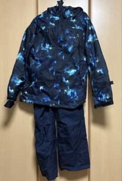 美品 使用回数少なめ スノボ ウェア XS カモフラ柄 ネイビー - メルカリ