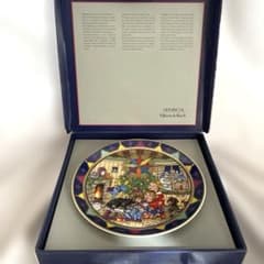 新品・希少】ハインリッヒ ビレロイ&ボッホ 1996年クリスマス皿 金彩