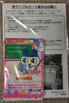 データカードダス たまごっちぴんくあそーと サンプルカード6種類 未