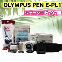OLYMPUS PEN E-PL1 ミラーレス一眼 ショット数少ない スマホ転送