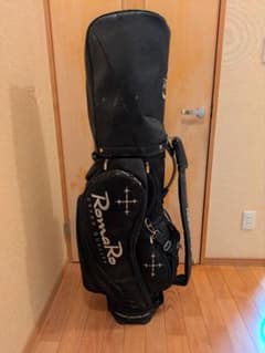 最終価格！値下げしました！RomaRo ブラック キャディバッグ - メルカリ