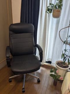 送料込】ニトリ ワークチェア リカルド ブレスレザー オフィスチェア